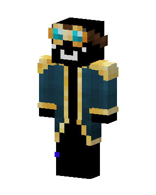 Black Hero Boy skin, 3D preview