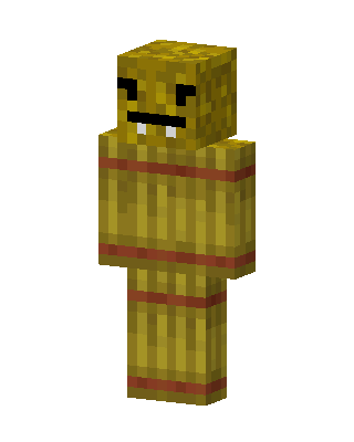 Hay Bale Buddy skin, 3D preview