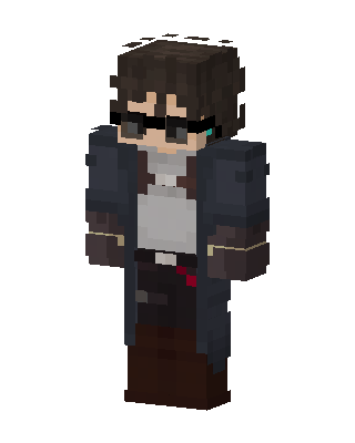 Gray Player Boy Minecraft skin