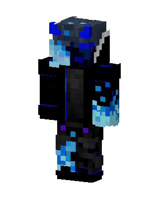 Blue Flame Demon skin, 3D preview