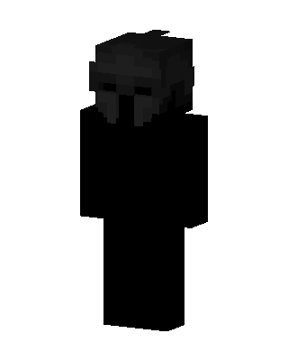 Black Masked Villain Boy Minecraft PvP skin