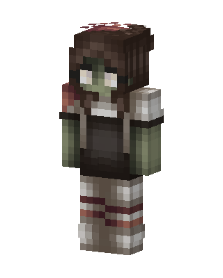 Brown Hero Girl Minecraft skin