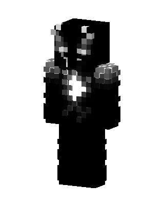 Black Villain Minecraft knight skin