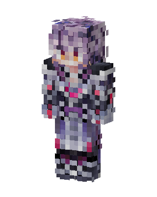 Violet Armor Knight skin, 3D preview