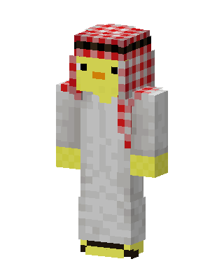 White Player skin, 3D preview