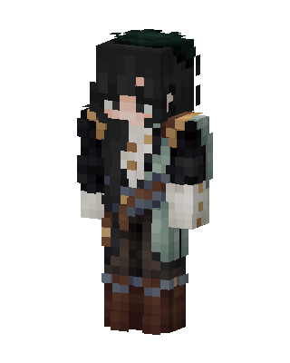 Pirate Captain skin, 3D preview