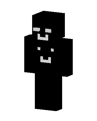 Black Villain Minecraft mob skin