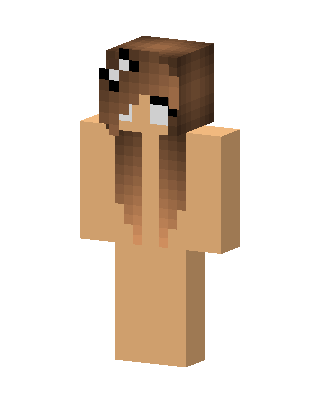 Brown Player Girl skin, 3D preview