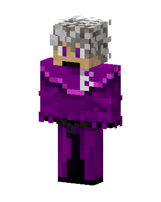 Violet Mage skin, 3D preview