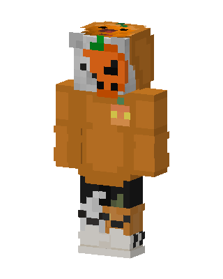 Pumpkin Hoodie Minecraft skin