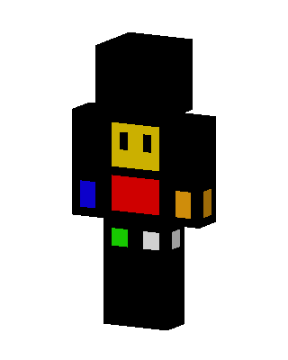 Black Robot Minecraft black skin