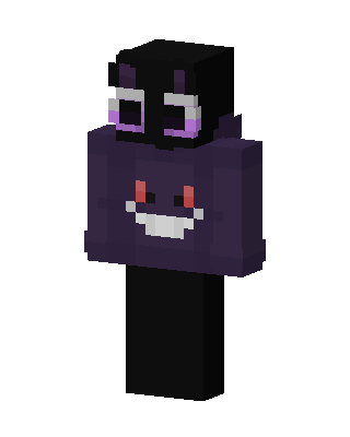 Gengar Hoodie Minecraft skin