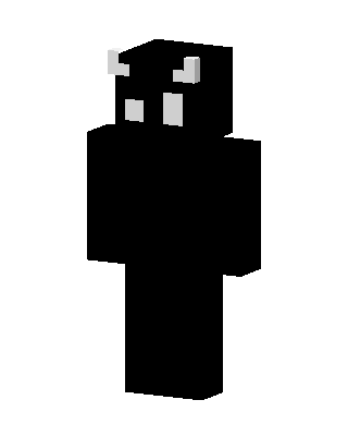 Black Villain Minecraft Enderman skin