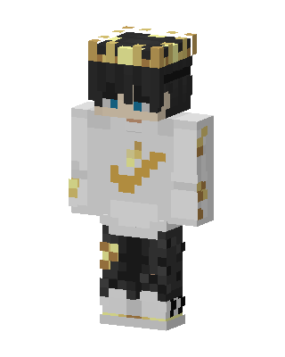 Golden Crown Prince Minecraft skin