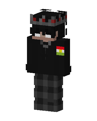 Black Player Boy skin, 3D preview