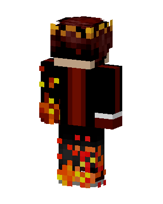 Magma Lord skin, 3D preview