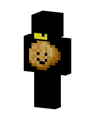 Crowned Cookie skin, 3D preview