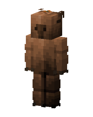 Clay Golem skin, 3D preview