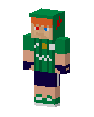 Lucky Clover skin, 3D preview