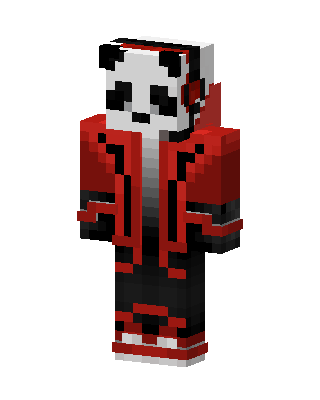 Red Panda Hoodie Minecraft skin