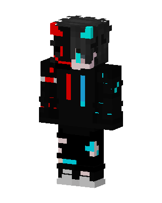 Neon Shadow skin, 3D preview