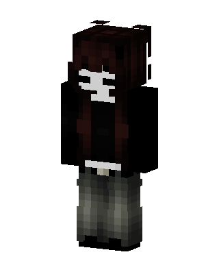 Skeleton Hoodie skin, 3D preview