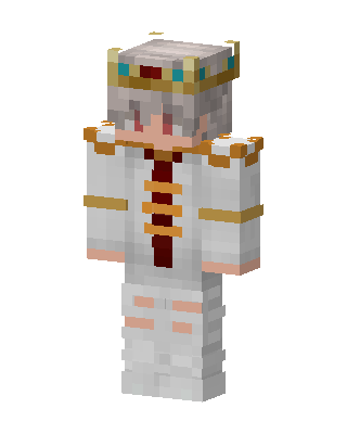 White Royal Prince Minecraft skin