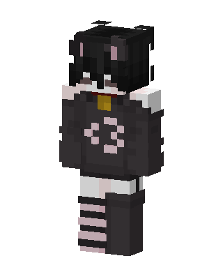 Cat Hoodie Girl Minecraft skin