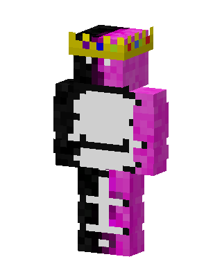 Ranboo With Crown skin, 3D preview
