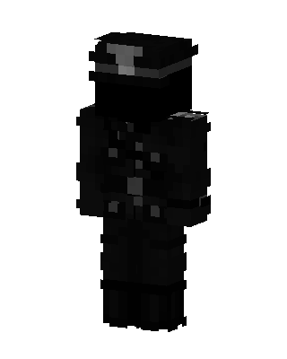 Shadow Officer skin, 3D preview