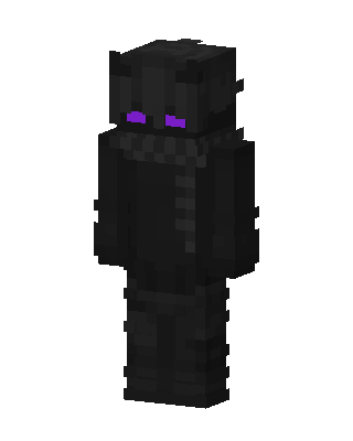 Enderman Scarf skin, 3D preview