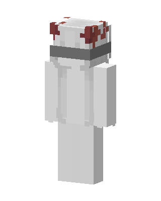 White Worker Minecraft Christmas skin