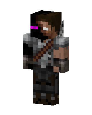Enderman Warrior Minecraft skin