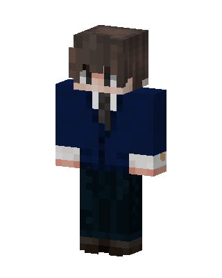 Navy Suit Boy Minecraft skin