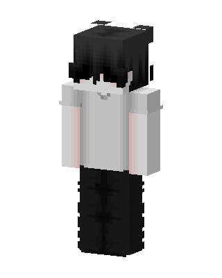 Monochrome Boy skin, 3D preview