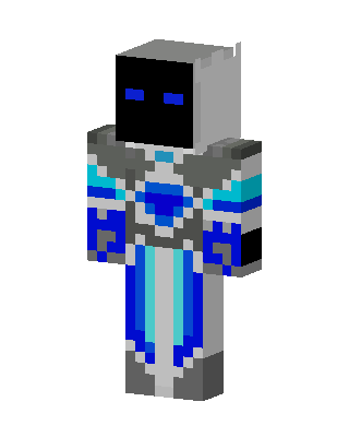 Blue Knight Boy Minecraft skin