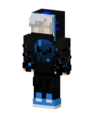 Neon Shadow Minecraft skin
