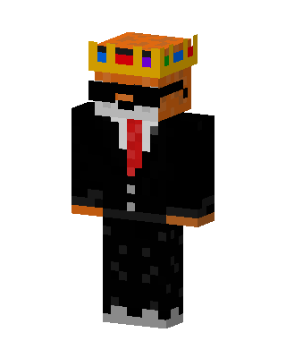 Crowned Suit Boss skin, 3D preview