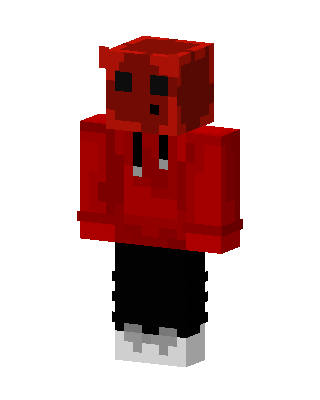 Red Player Boy skin, 3D preview