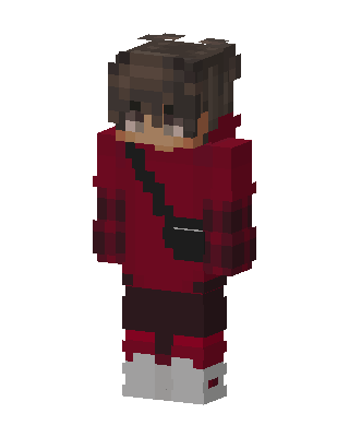 Crimson Hoodie skin, 3D preview