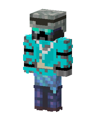 Diamond Ore Knight Minecraft skin