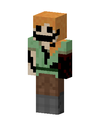 Green Player skin, 3D preview