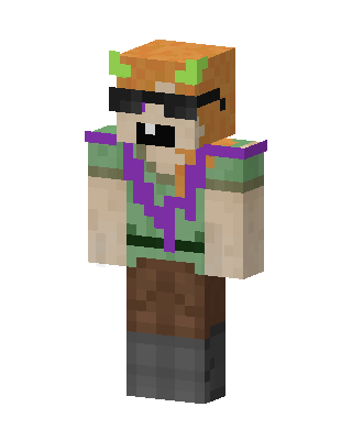 Green Player Girl Minecraft skin