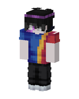 Blue Anime Boy Minecraft skin