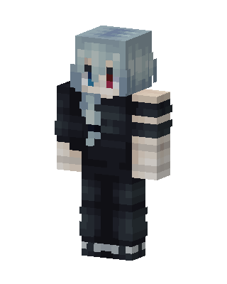 Silver Heterochrome skin, 3D preview