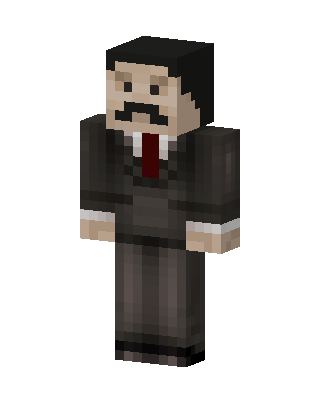 Mustached Gentleman Minecraft skin