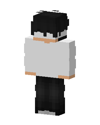 Monochrome Boy skin, 3D preview