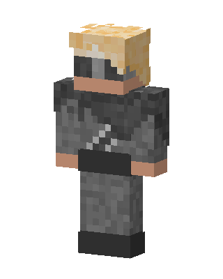 Masked Gray Soldier Minecraft skin