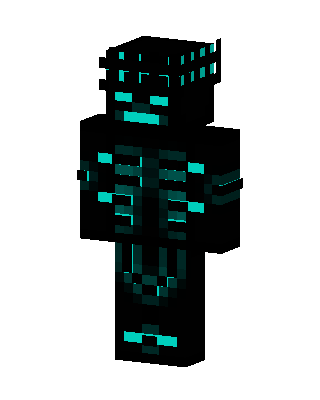 Warden Skeleton skin, 3D preview