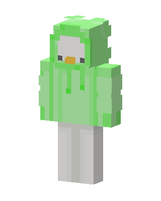 Duck Hoodie skin, 3D preview